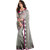 Meia Grey Georgette Lace Saree With Blouse