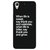 Absinthe Quote Back Cover Case For HTC Desire 728