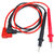 Replacement Digital Testing Pair Cable Multimeter Red  Black Test Leads Probe