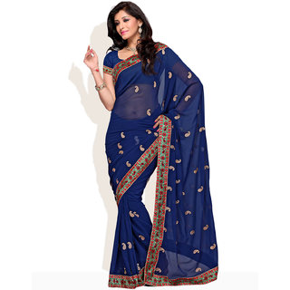 Diva N Diya Red Georgette Saree Buy Diva N Diya Red Georgette Saree Online At Low Price Snapdeal Com
