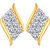 Myzevar Ratnalis 14kt Diamond Gold Stud Earring