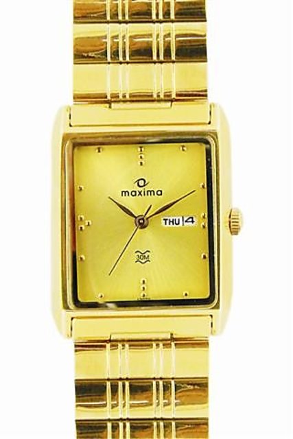 Maxima GOLD Women Gold Dial Analogue Watch - 62690CMLY