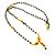 GoldenBlack Brass  Copper Gold Plated Only Mangalsutra For Women