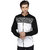 Seven Stitches Mens Satin with Print Black Slim Fit Shirts