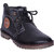 Sukun Black Ankle Length Casual Shoes For Men (BBT301BLK)