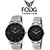 Fogg Analog 5020-BK Couple Watch Combo