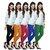 Lux Lyra Multicolored Pack of 5 Cotton Leggings LyraIC11213349515PC