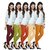 Lux Lyra Multicolored Pack of 5 Cotton Leggings LyraIC13151718215PC