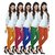 Lux Lyra Multicolored Pack of 5 Cotton Leggings LyraIC21334951575PC