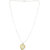 ALPHA MAN Friends to Lovers Gold-Plated Pendant and Silver-Plated Chain