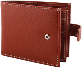 Mtuggar 1606 Faux  Leather Classy Wallet for Men Brown