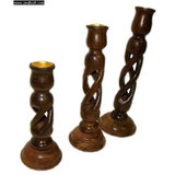 Onlineshoppee Wooden Candle Stand