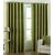 Geonature Green Polyster Door Curtains Set Of 4 Size 4x7 (G4CR7F-104)