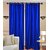 Geonature Royal Blue Polyster Door Curtains Set Of 4 Size 4x7 (G4CR7F-111)