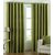 Geonature Green Polyster Door Curtains Set Of 4 Size 4x7 (G4CR7F-123)