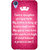 EYP Princes Quotes Back Cover Case For HTC Desire 820Q 291168