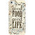 EYP Good Food Quote Back Cover Case For Apple iPhone 5 21226