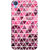 EYP Red Triangles Pattern Back Cover Case For HTC Desire 820Q 290266