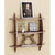 Onlineshoppee Beautiful Brown 3 Tier Wooden Wall Shelves/Rack