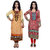 Indiweaves Women Cotton Pashmina PrintedKurti Fabric (3007130044-IW)