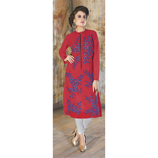 Front zip discount kurtis
