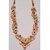 Brand New Perfect Gold Finished Stone Work Traditional Necklace