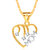 Vk Jewels Graceful Gold And Rhodium Plated Mom Pendant - P1390g Vkp1390g by Vkjewelsonline 