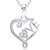 Vk Jewels Love Heart Valentine Rhodium Plated Pendant - P1642r Vkp1642r by Vkjewelsonline 