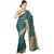 Korni Polysilk Banarasi-KO-Saree - Green KR0168