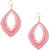 Pink piper earrings