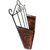 Onlineshoppee Wooden  Iron Magazine Holder/Rack With Handcarving Work Set OF 2