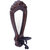 Wooden  Iron Beautiful Hand Carved Wall Hanging Miror Reflection Candle Holder
