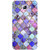 EYP Purple Moroccan Tiles Pattern Back Cover Case For Samsung A8