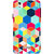 EYP Multicolour Hexagon Pattern Back Cover Case For Micromax Yu Yureka