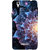 EYP Abstract Flower Pattern Back Cover Case For Micromax Yu Yureka