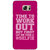 EYP Selfie Quote Back Cover Case For Samsung S6 Edge+