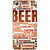 EYP Beer Quote Back Cover Case For HTC Desire 626G