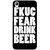 EYP Beer Quote Back Cover Case For HTC Desire 626G+