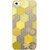 Enhance Your Phone Yellow Hexagons Pattern Back Cover Case For Apple iPhone 5 E20273