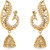 Traditional Ethnic Peacock Gold Plated Jhumki Dangler Earrings by Donna ER30101G