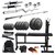 Total Gym 22 Kg Home Gym,2 Dumbbell Rods, 2 Rods(1 Curl), 3 In 1 Bench ,gym Bag And Gym Belt