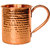 Rime India() Pure Copper Moscow Mule Hammered Mug , Capacity - 550 ML