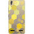 Enhance Your Phone Yellow Hexagons Pattern Back Cover Case For Lenovo A6000 Plus