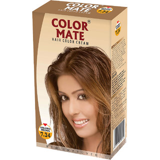 Online Color  Mate Golden  Brown  65ml Prices  Shopclues India