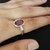 5 Ct Beautiful Handmade Handmade 92.5 Sterling Silver Pink Ruby Eye Gemstone Ring - HR187