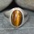 5 Ct Beautiful Handmade Handmade 92.5 Sterling Silver Tiger Eye Gemstone Ring - HR198