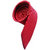 Wholesome Deal Red Microfiber Narrow Tie