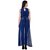 Westchic Blue Plain Long Dress