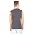 Hypernation Round Neck With Dark Grey Color Cotton Muscle T-shirt