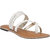 Rialto Flat Silver sandal